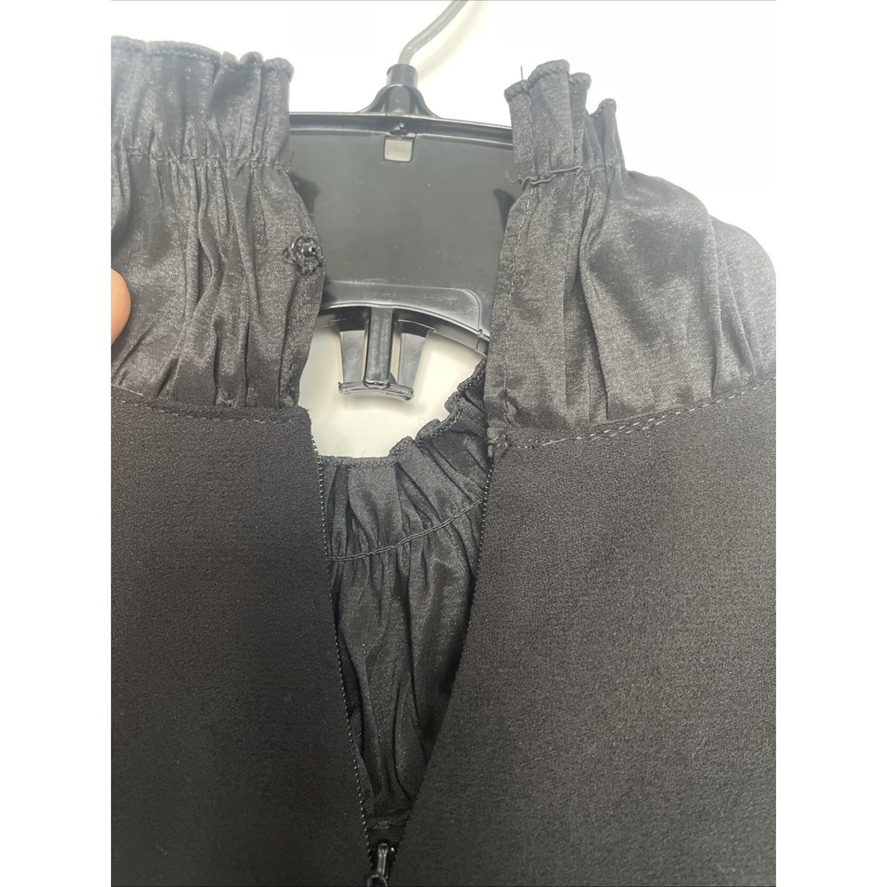 burberry black evening dress Size 8 With Ruched Neck Details - Picture 7 of 8